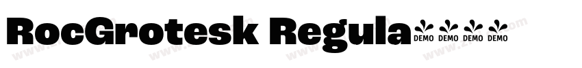 RocGrotesk Regula字体转换